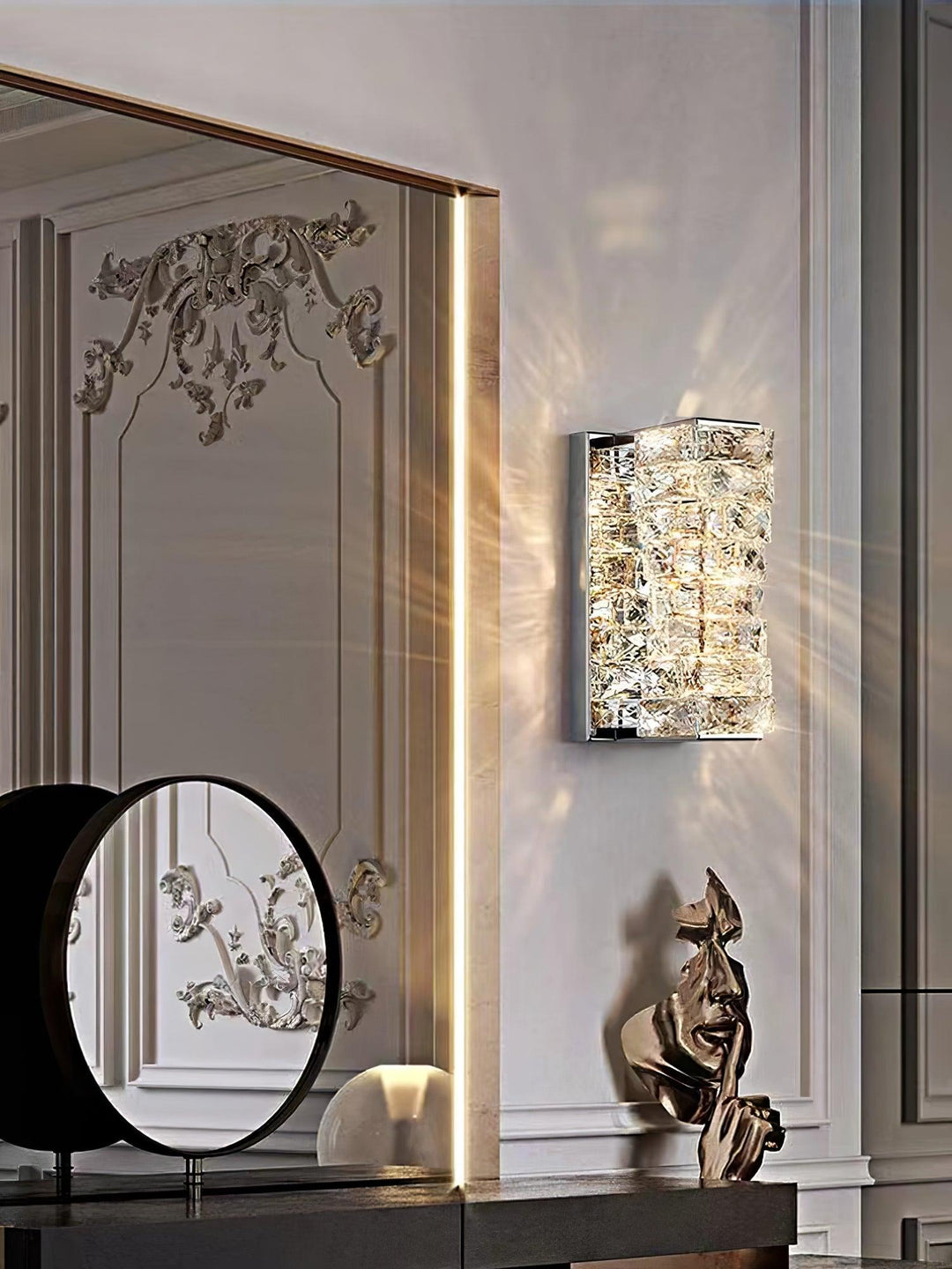 Laminated Crystal Wall Light - Blowlighting