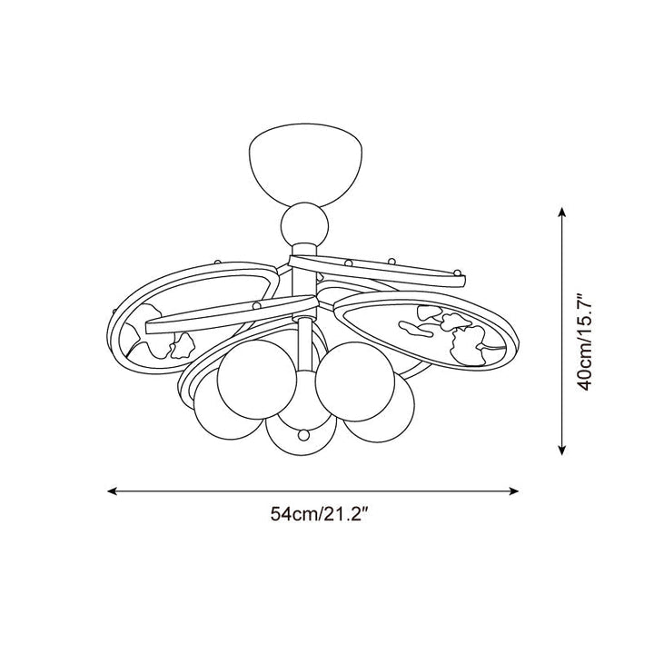 Caleneon lampada da soffitto