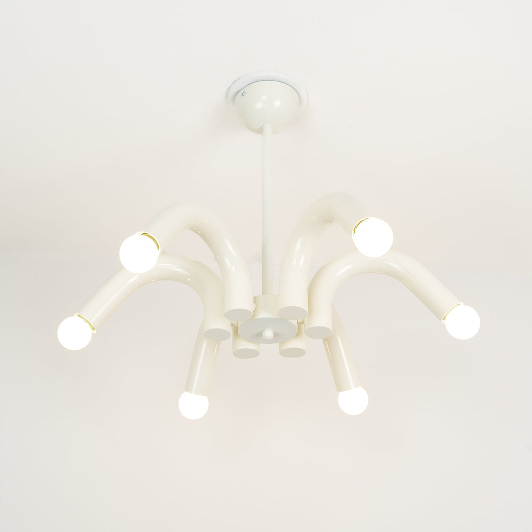Fivelle lampadario moderno Beige a Bracci Multipli color crema