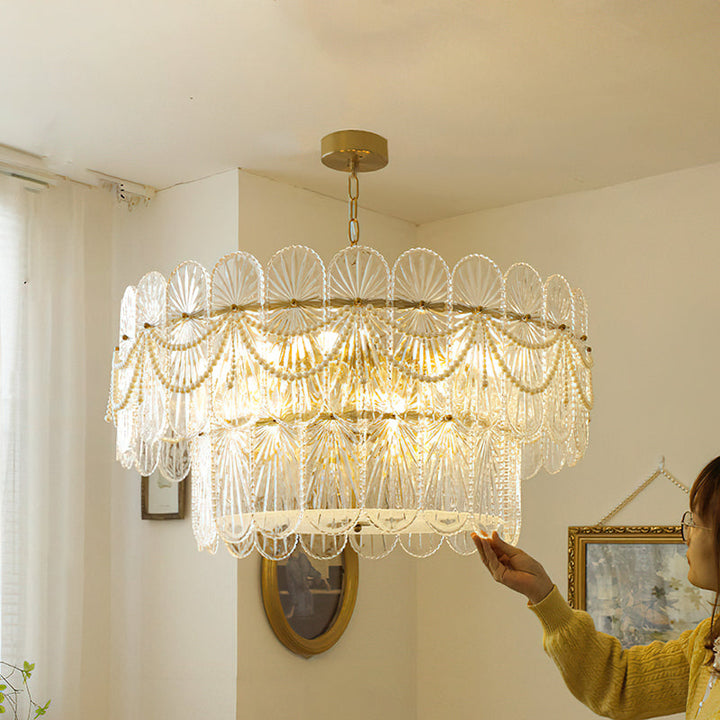 Luminarae lampadario in vetro