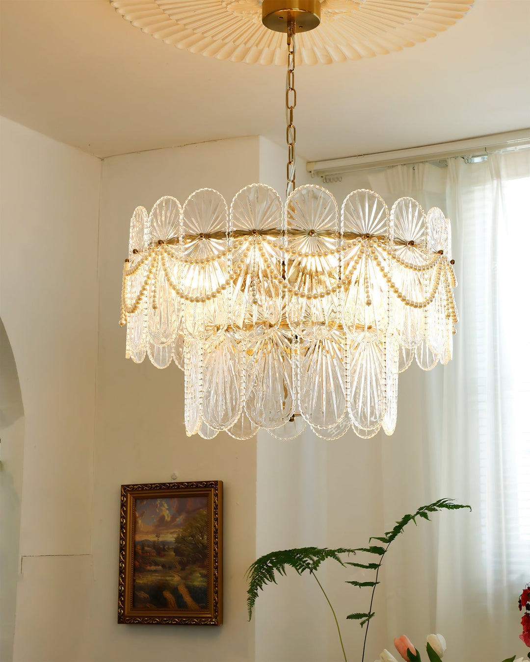 Luminarae lampadario in vetro