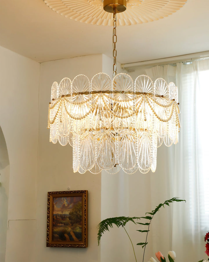 Luminarae lampadario in vetro