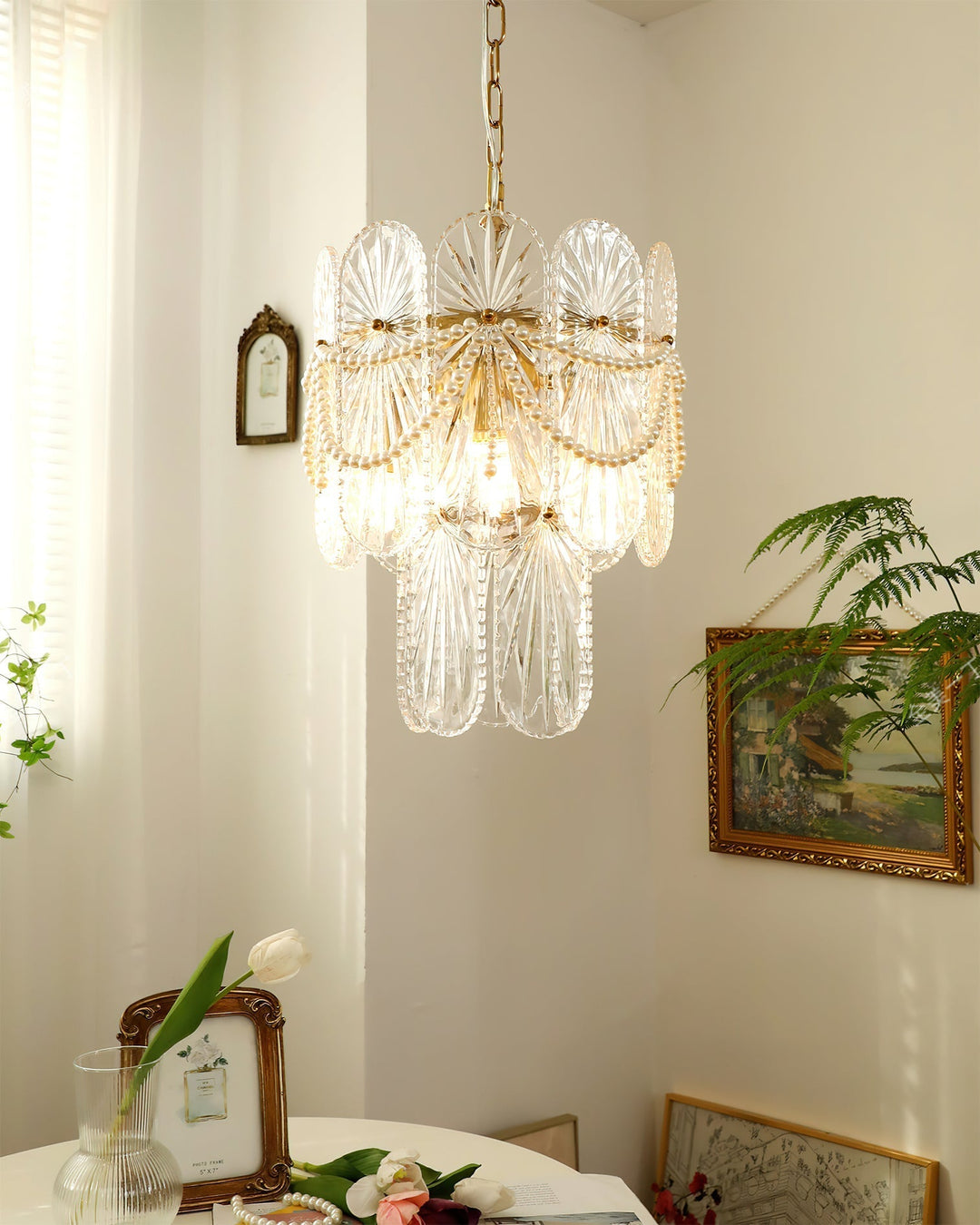 Luminarae lampadario in vetro