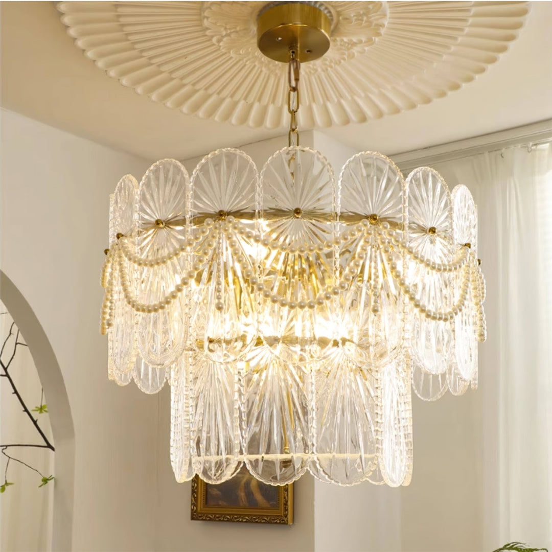 Luminarae lampadario in vetro