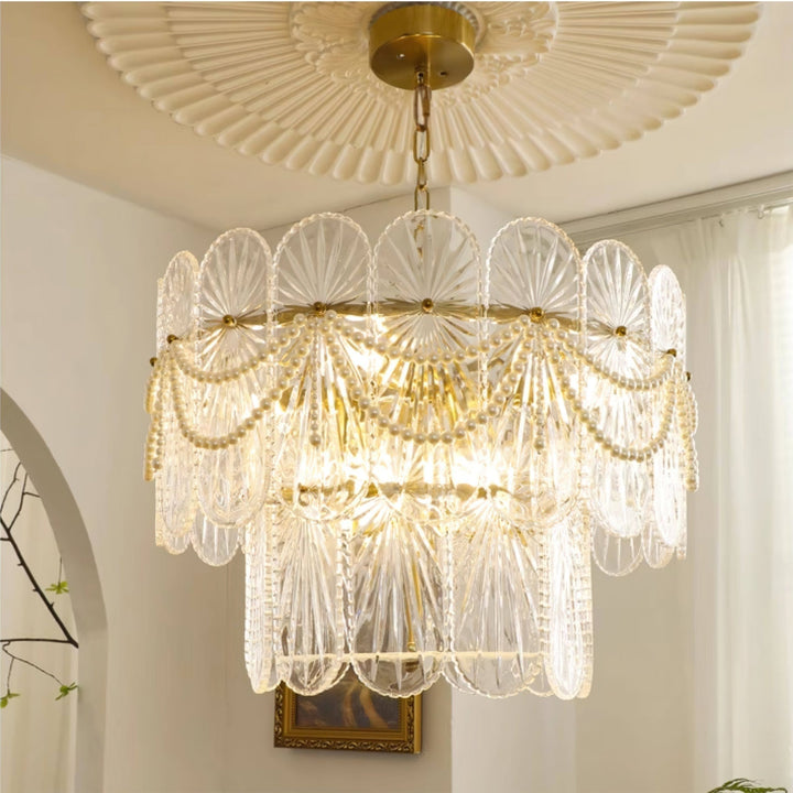 Luminarae lampadario in vetro