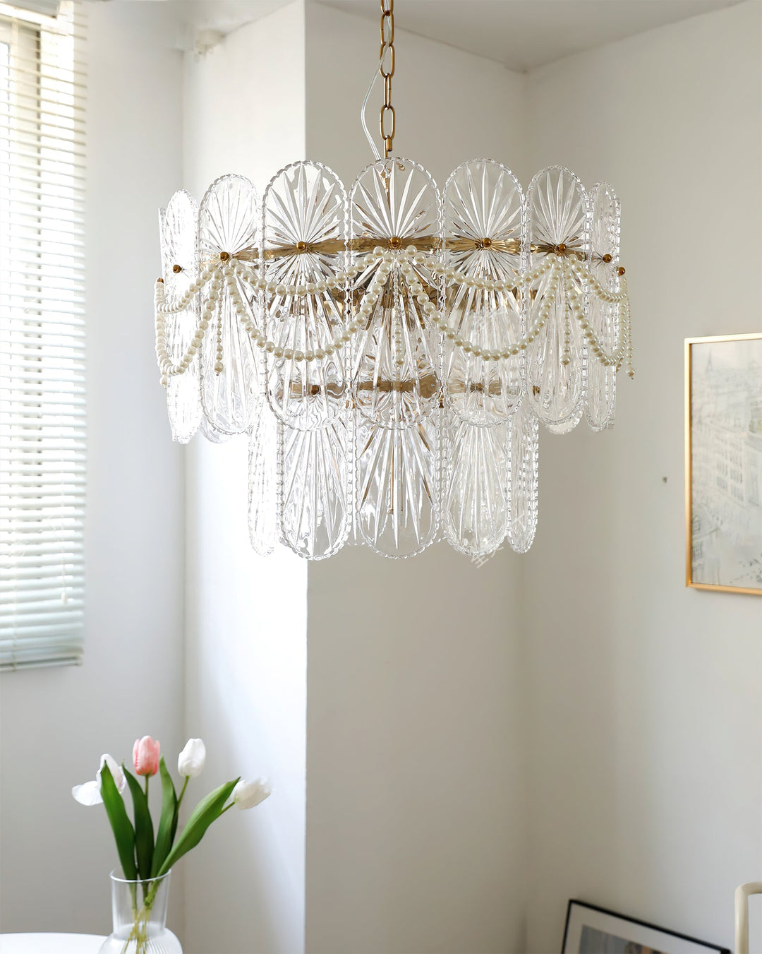 Luminarae lampadario in vetro