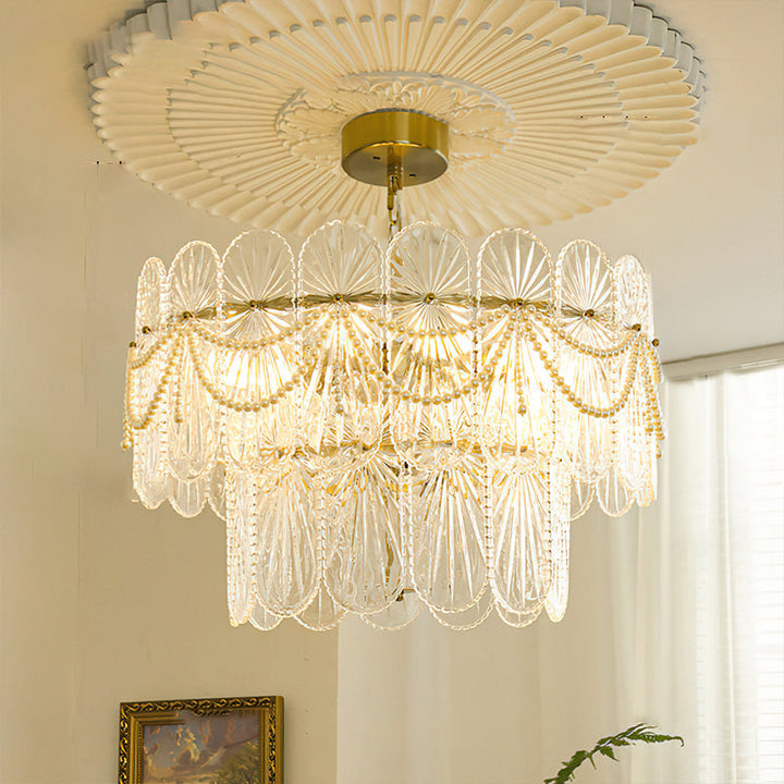 Luminarae lampadario in vetro