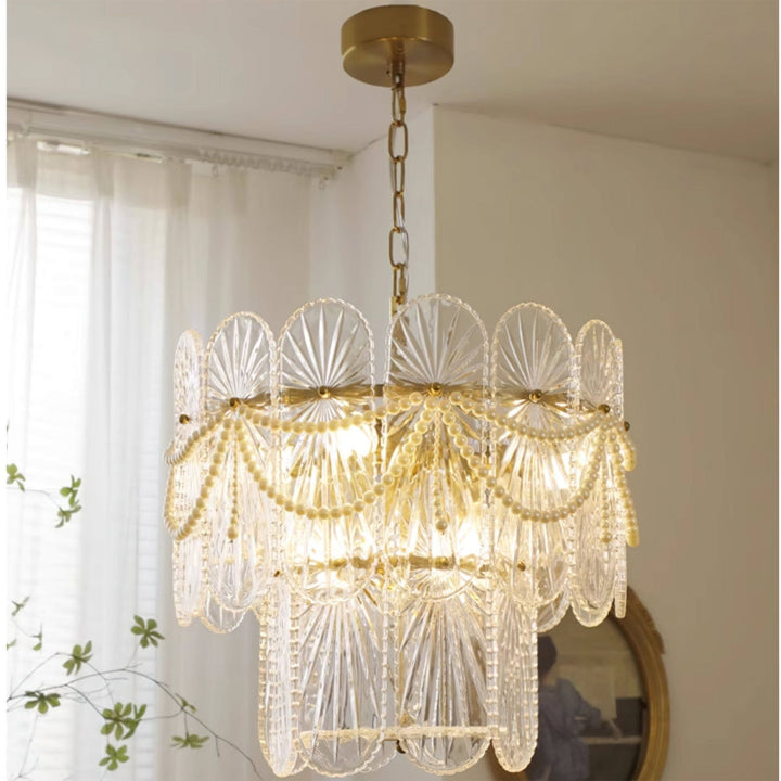 Luminarae lampadario in vetro