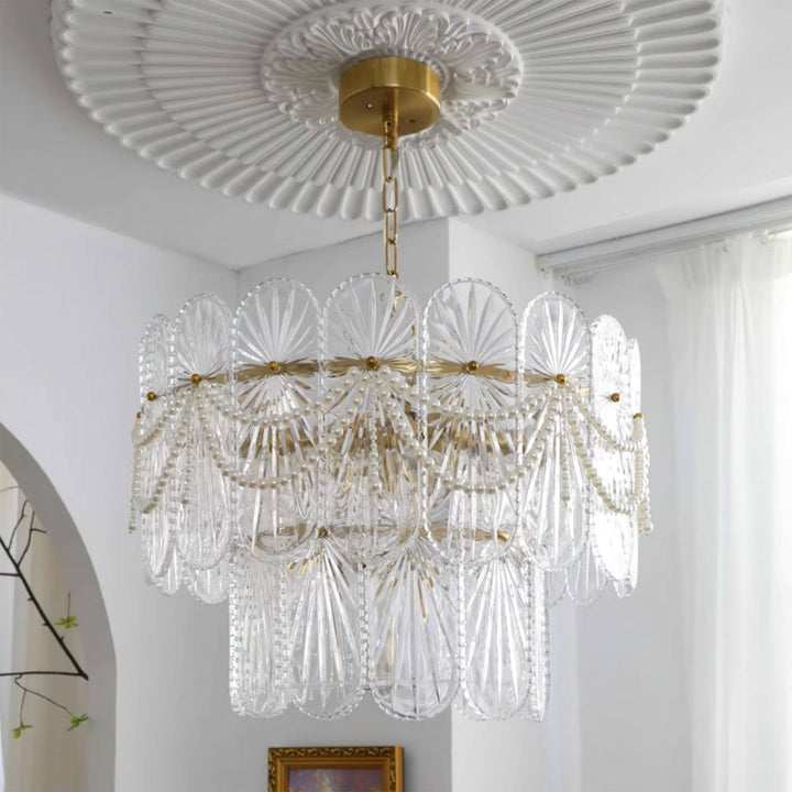 Luminarae lampadario in vetro