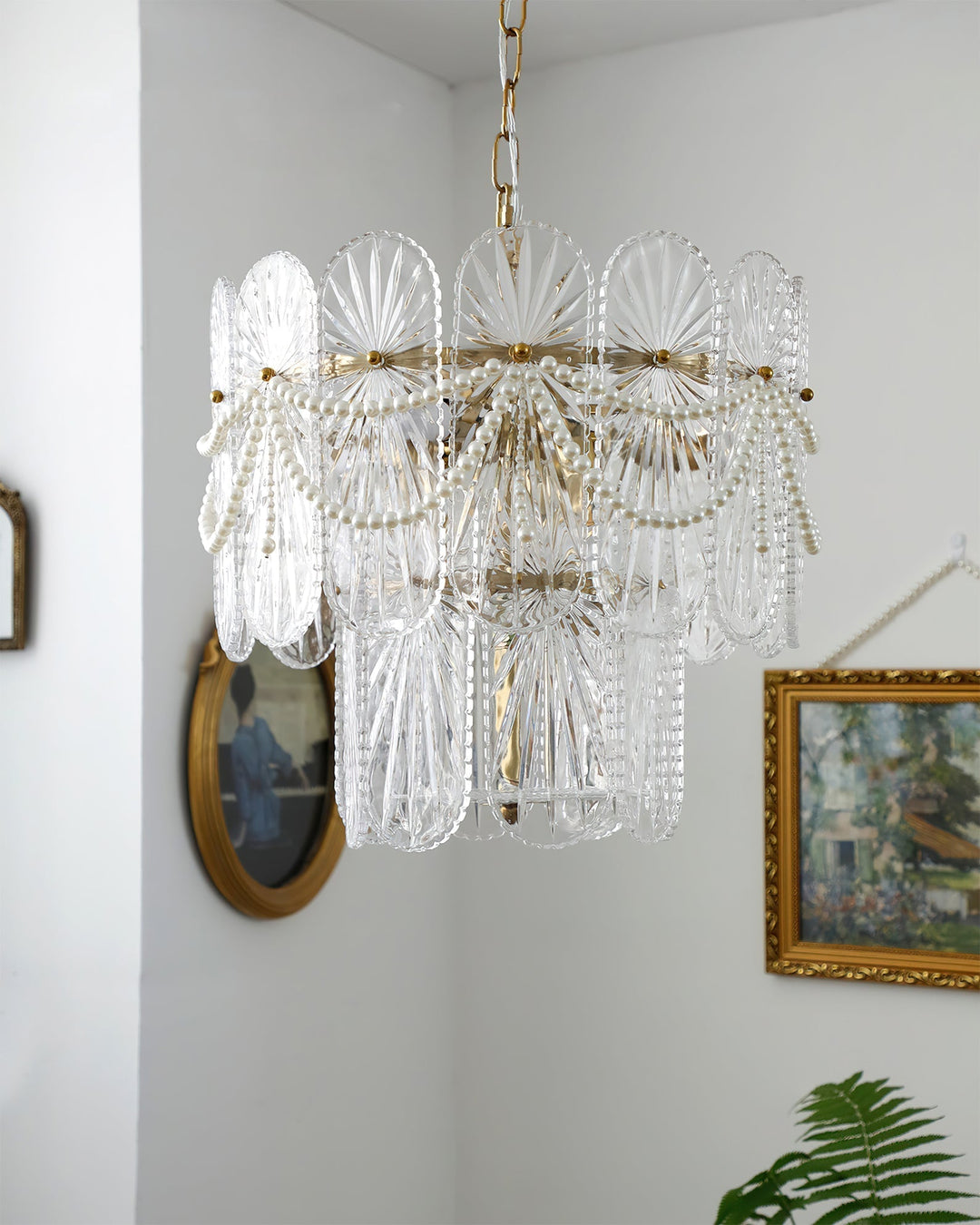 Luminarae lampadario in vetro