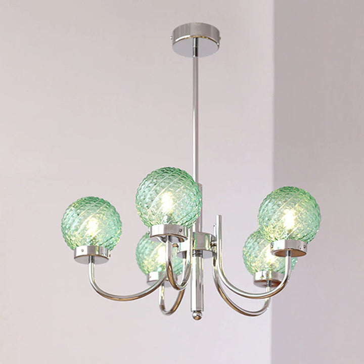 Valentina Moda LED Lanpade a Sospensione Vetro Metallo Camera da Letto