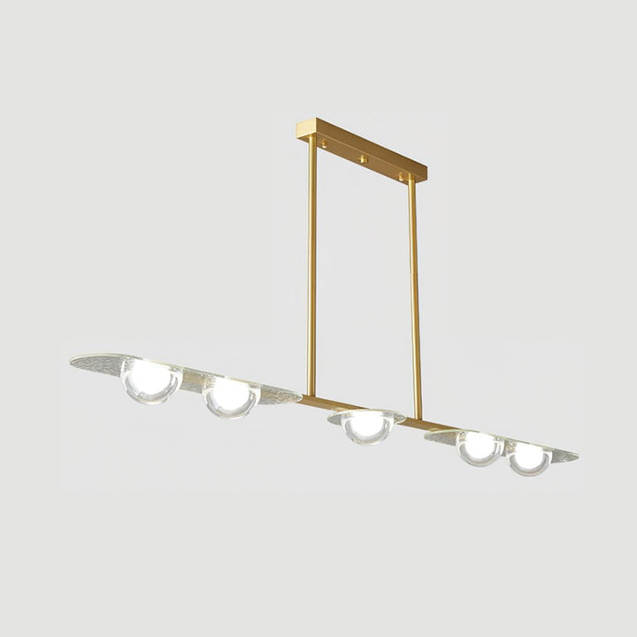 Liorerelle lampada a sospensione lineare in vetro minimalista
