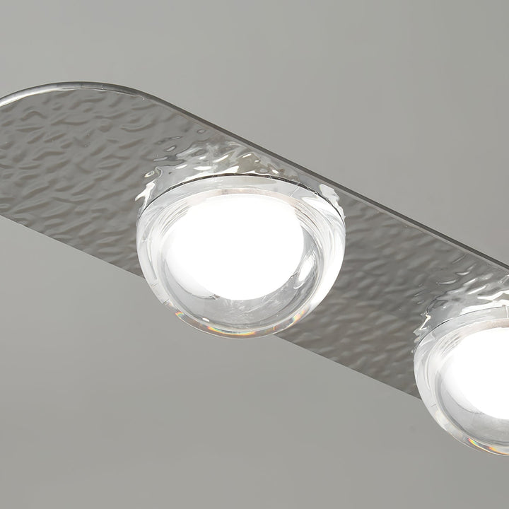 Liorerelle lampada a sospensione lineare in vetro minimalista