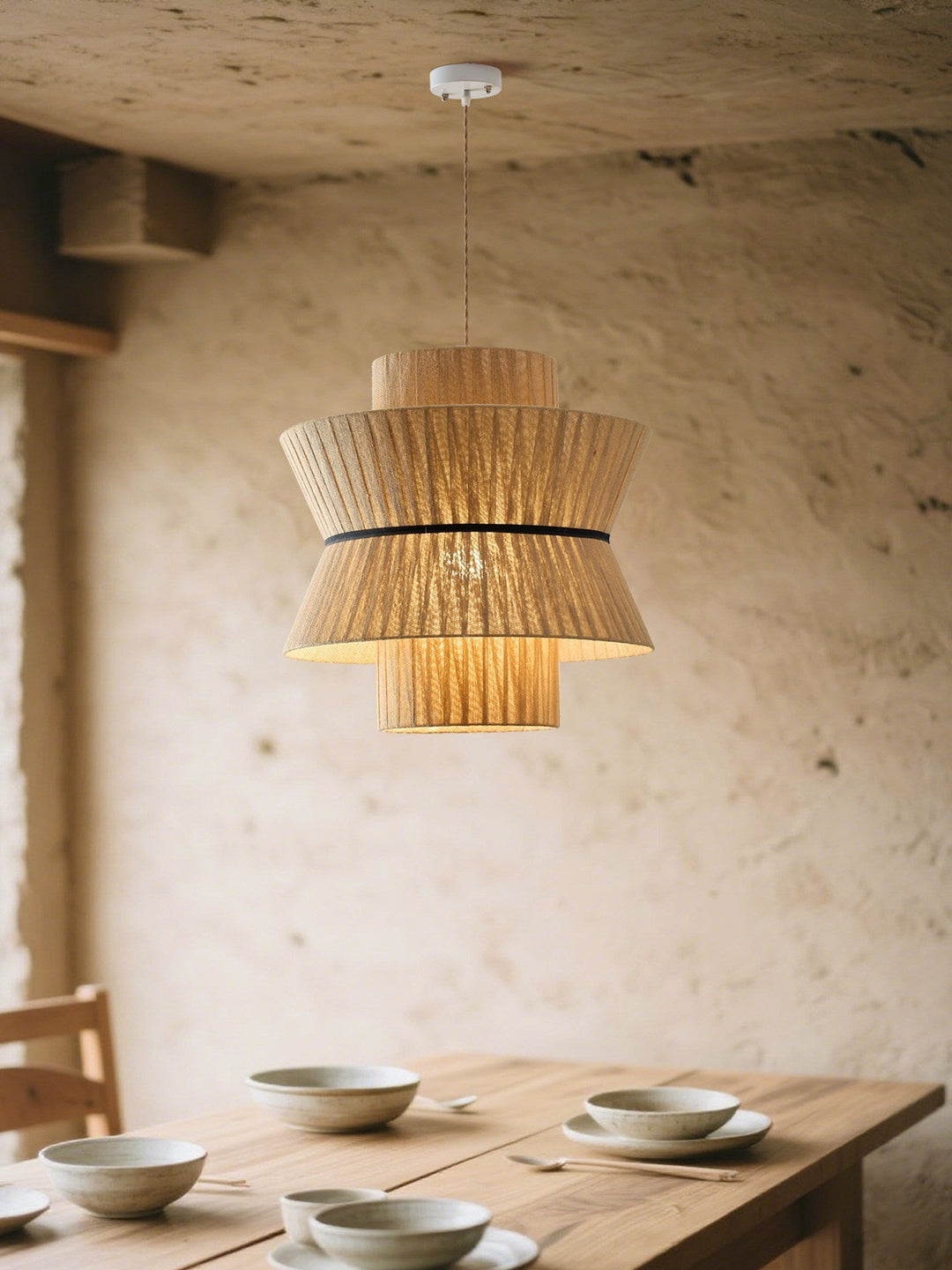 Raffia lampada a sospensione