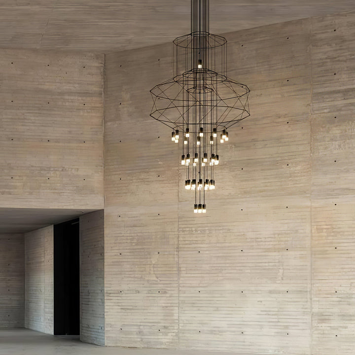Lines Chandelier - Blowlighting