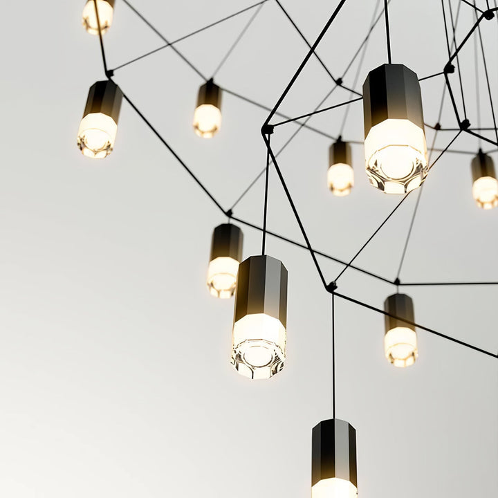 Lines Chandelier - Blowlighting