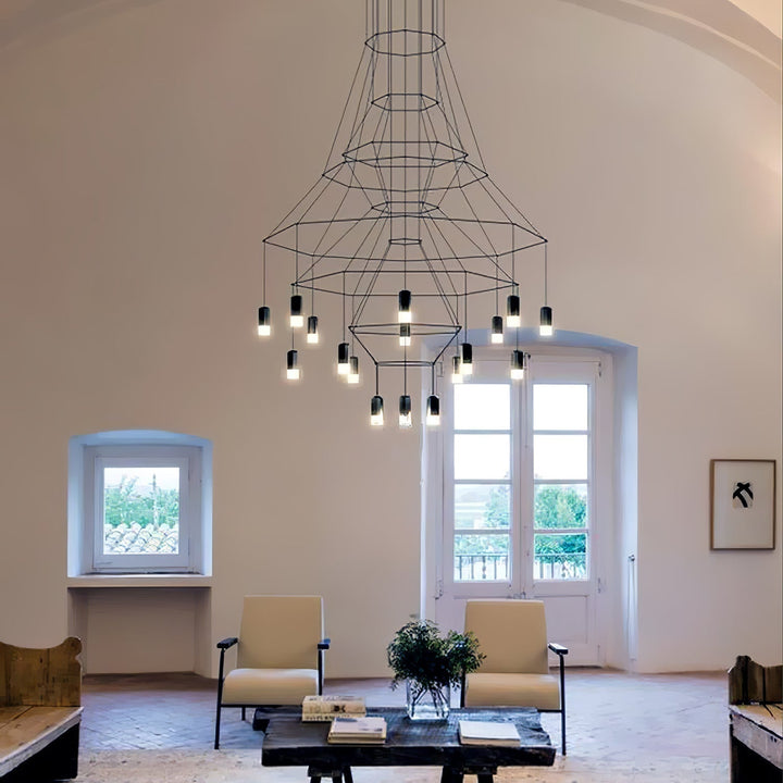 Lines Chandelier - Blowlighting