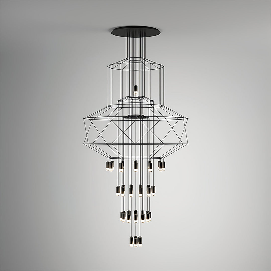 Lines Chandelier - Blowlighting