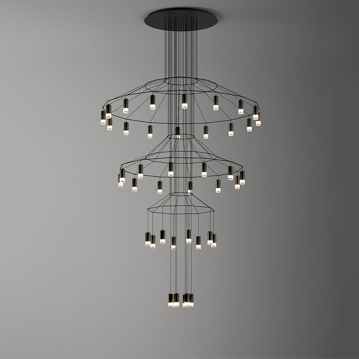 Lines Chandelier - Blowlighting