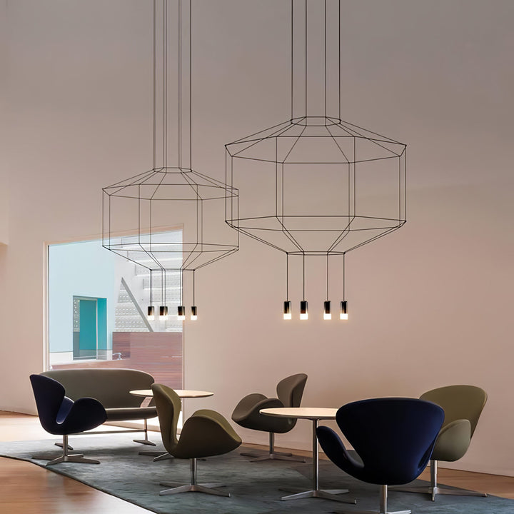 Lines Chandelier - Blowlighting