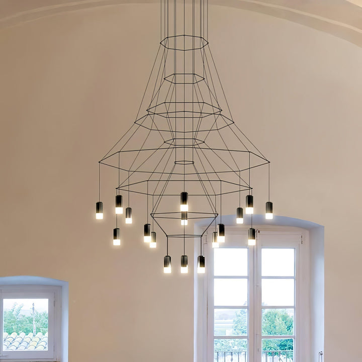 Lines Chandelier - Blowlighting
