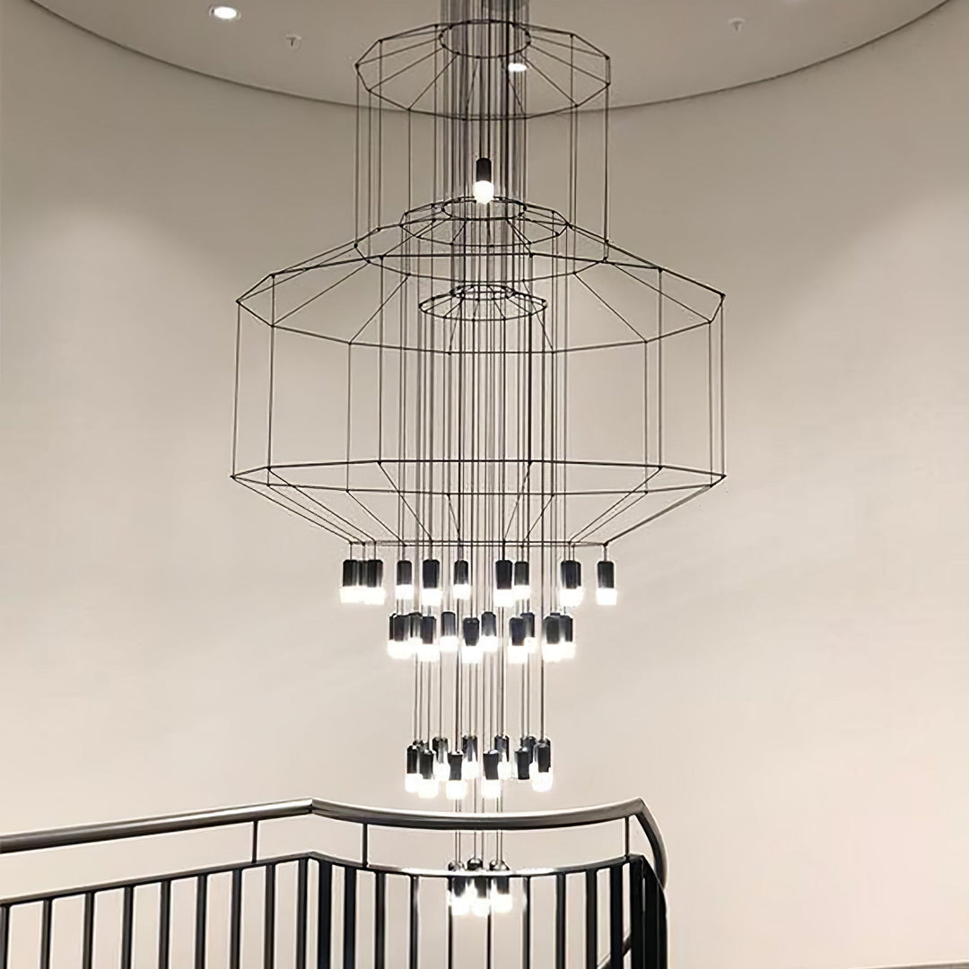 Lines Chandelier - Blowlighting