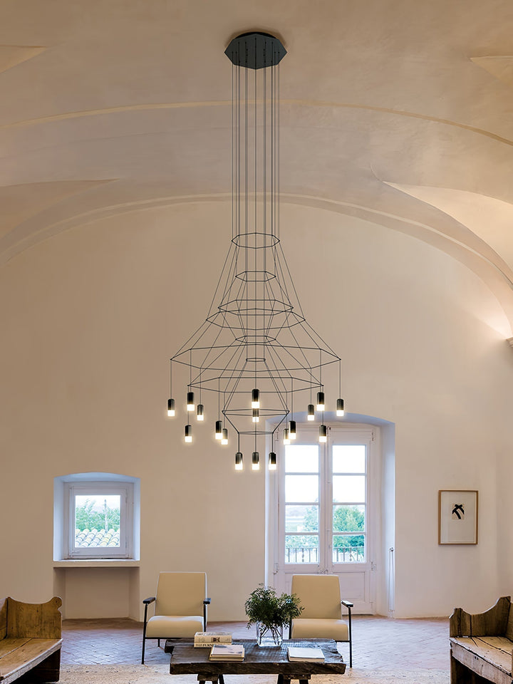 Lines Chandelier - Blowlighting