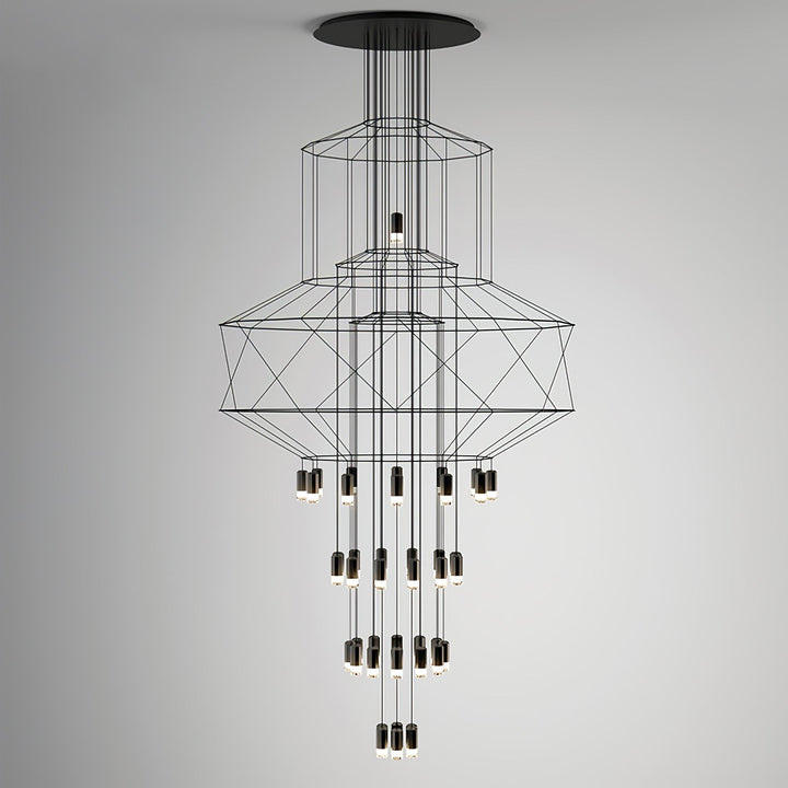 Lines Chandelier - Blowlighting
