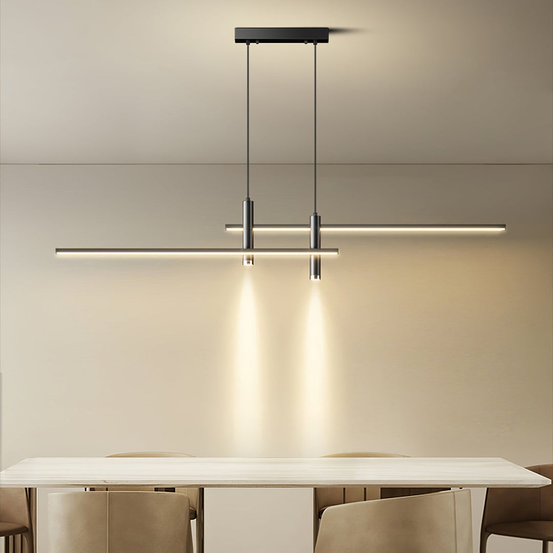 Arisha Lampada a Sospensione Lineare Moderna per Sala da Pranzo