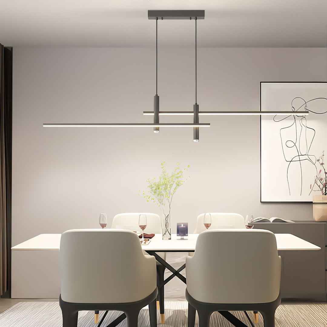 Arisha Lampada a Sospensione Lineare Moderna per Sala da Pranzo