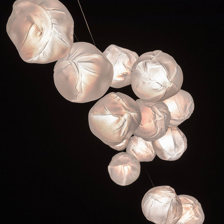 Celenelle lampada a sospensione in vetro liquido pietra