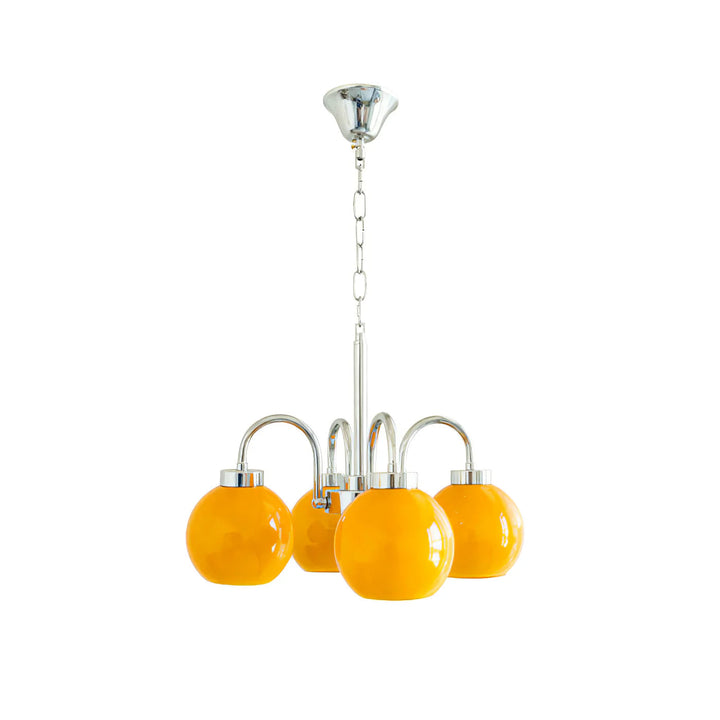 Liororian lampadario sfera in vetro Giallo