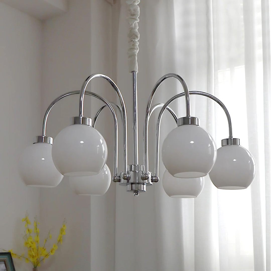 Liororian lampadario sfera in vetro Giallo