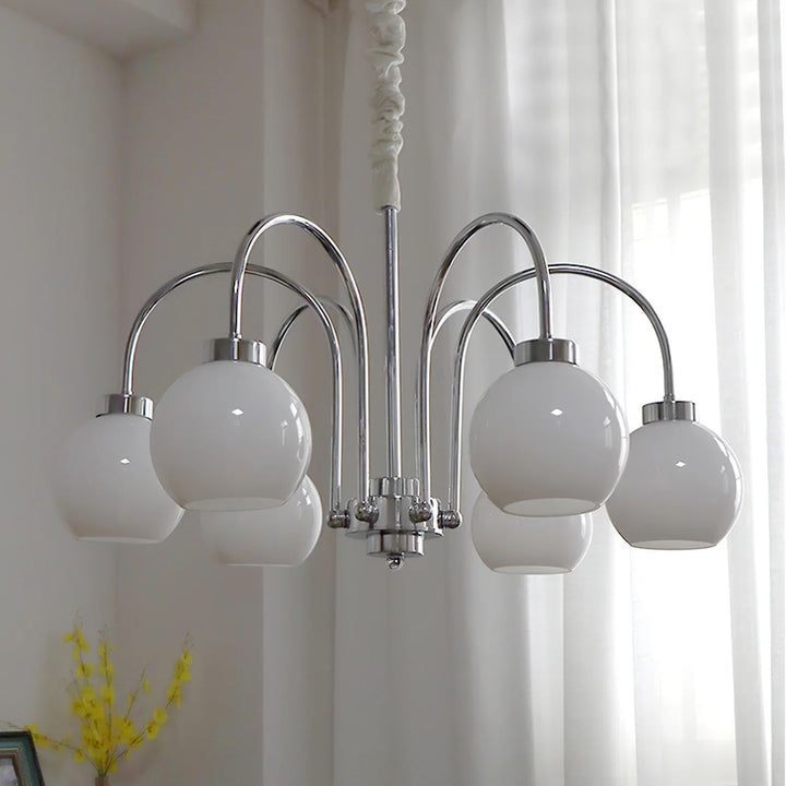 Liororian lampadario sfera in vetro Giallo