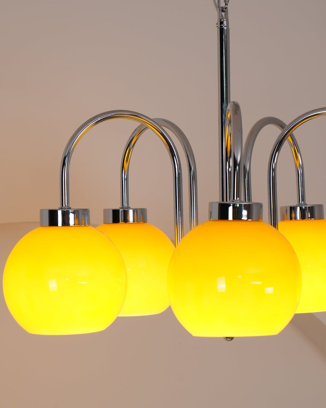 Liororian lampadario sfera in vetro Giallo