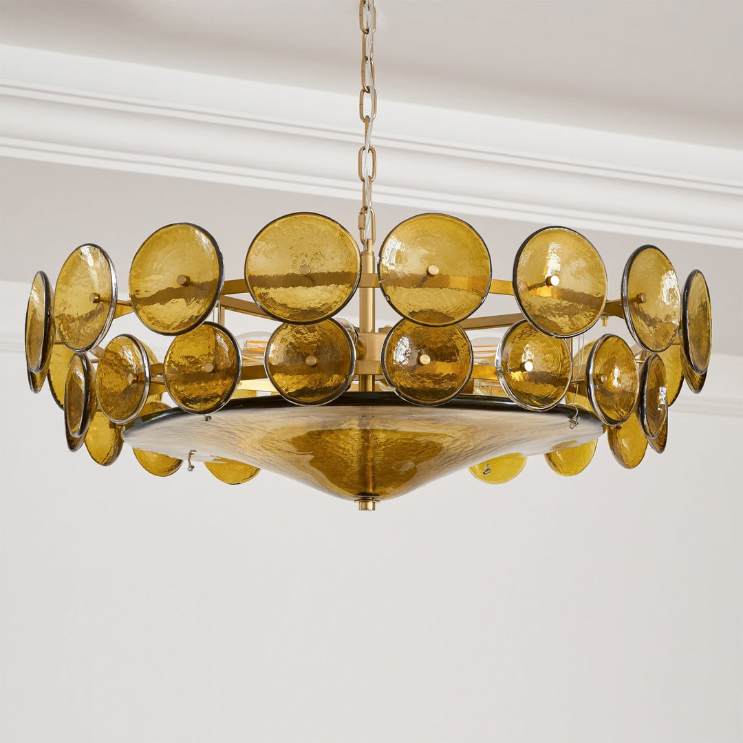 Eirinena lampadario Murano in vetro antico