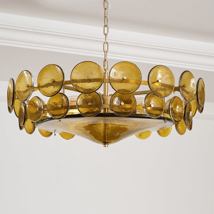 Eirinena lampadario Murano in vetro antico