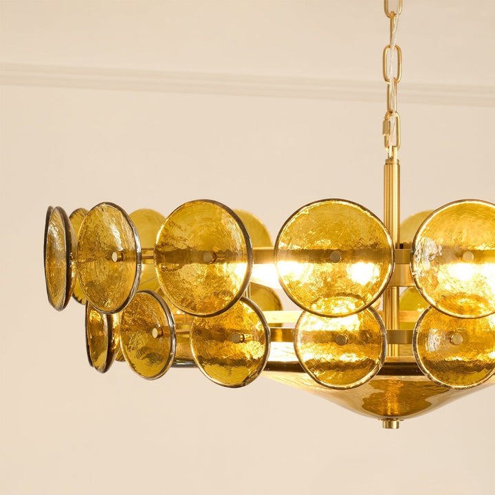 Eirinena lampadario Murano in vetro antico