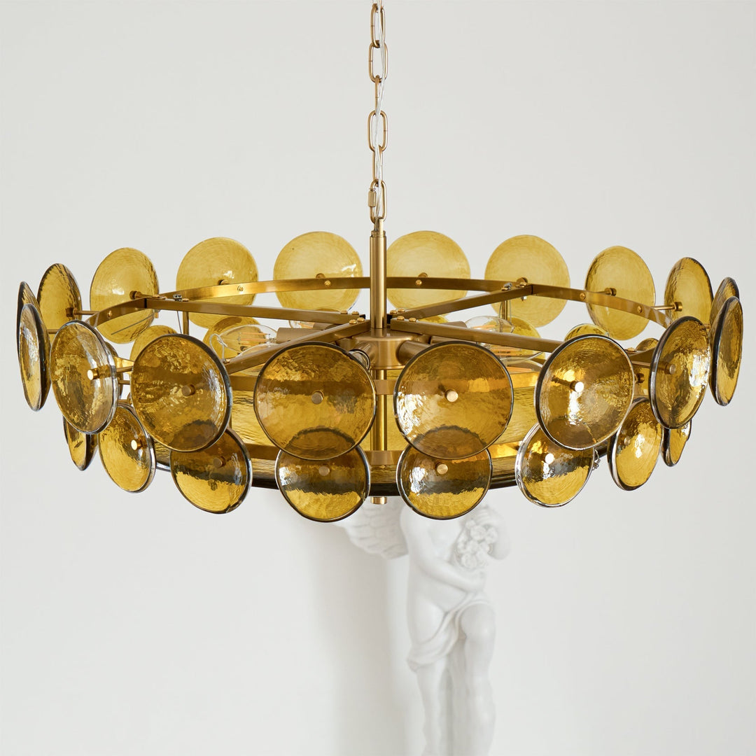 Eirinena lampadario Murano in vetro antico