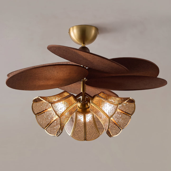 Palmira lampadario in vetro