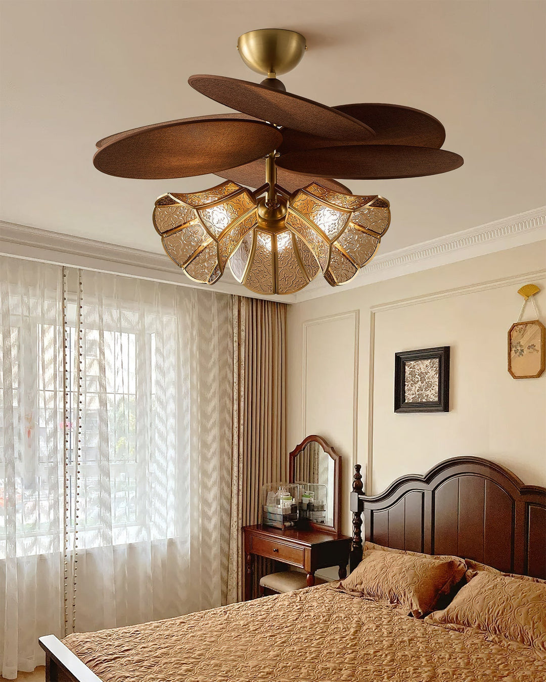 Palmira lampadario in vetro