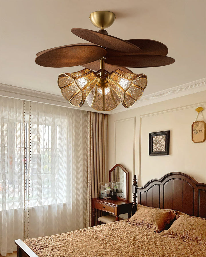 Palmira lampadario in vetro