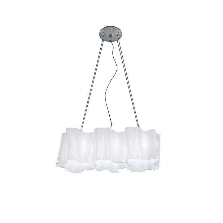 Eiroira lampadario in vetro