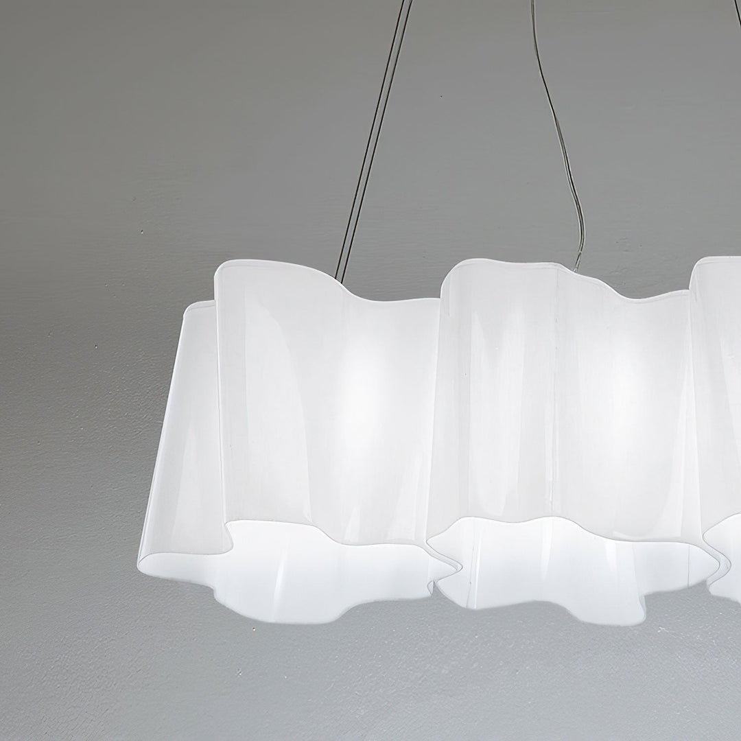 Eiroira lampadario in vetro