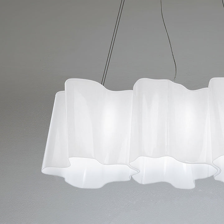 Eiroira lampadario in vetro
