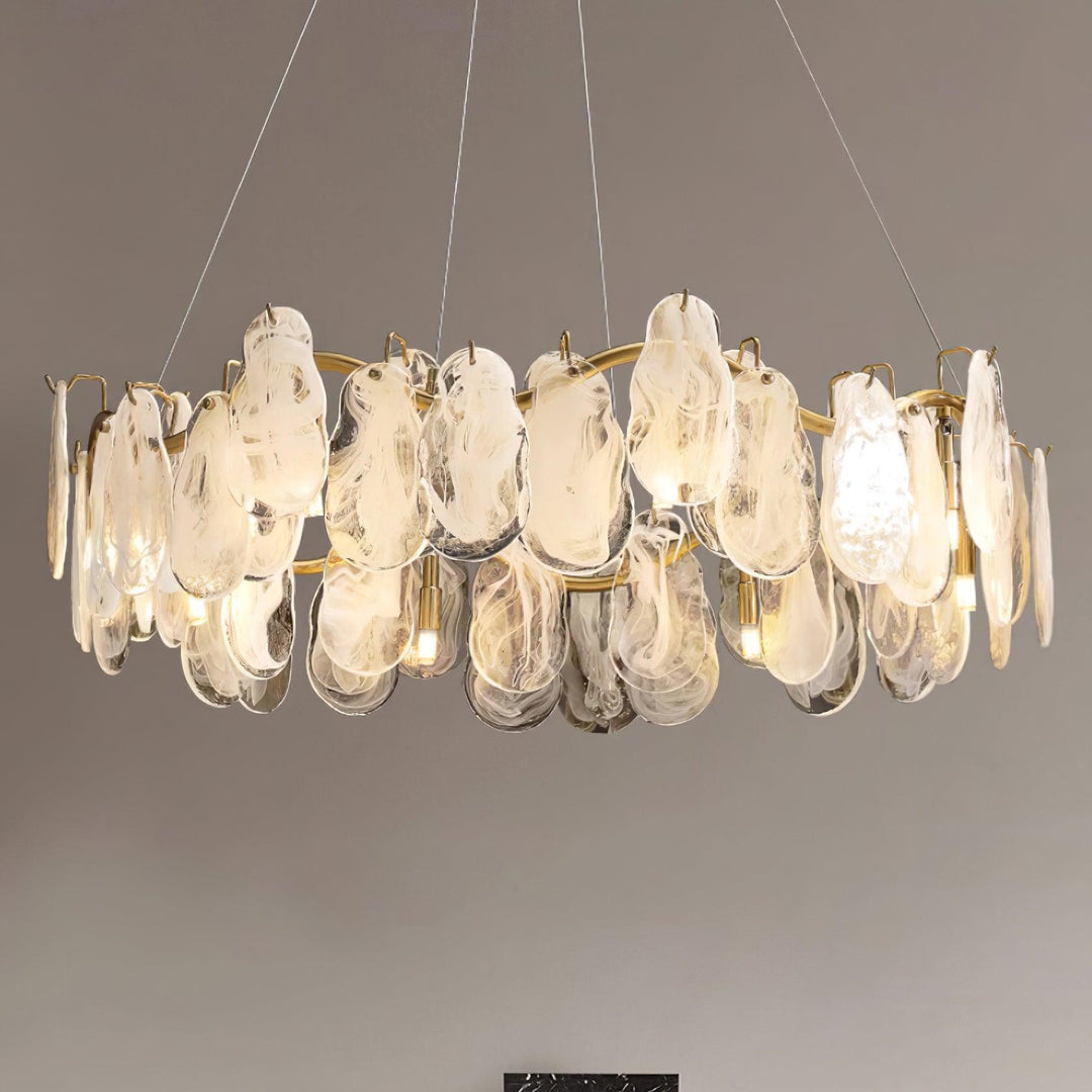 Veliselle lampadario Pannelli in vetro a Nuvole