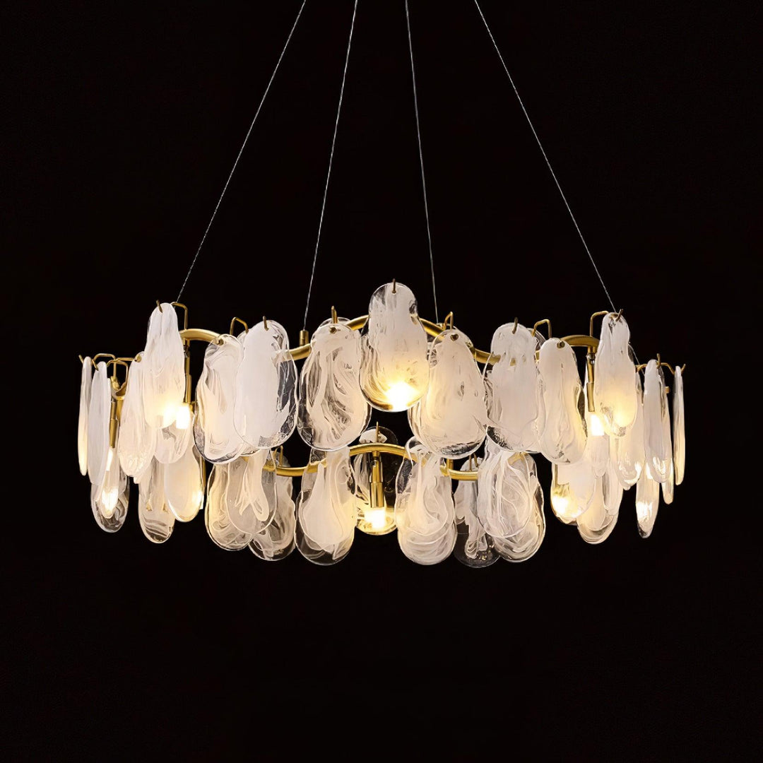 Veliselle lampadario Pannelli in vetro a Nuvole