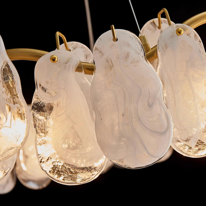 Veliselle lampadario Pannelli in vetro a Nuvole