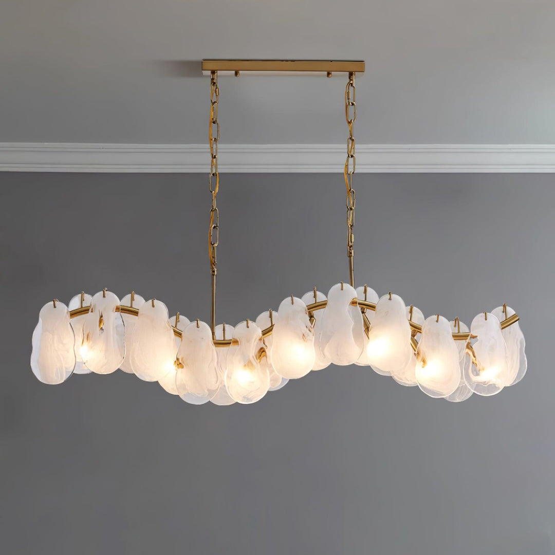 Veliselle lampadario Pannelli in vetro a Nuvole