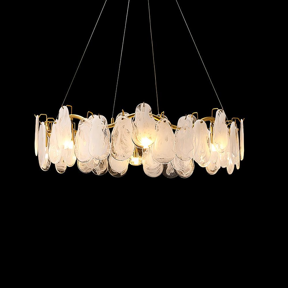 Veliselle lampadario Pannelli in vetro a Nuvole